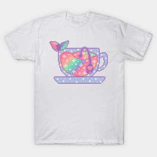 Galaxy Tea Pixel Art T-Shirt